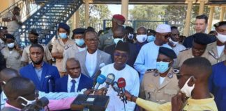 l'Union des Conseils de Chargeurs Africains (UCCA), Mamadou Ndione DG COSEC en mission en Guinée