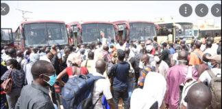 Tabaski 2021: Des voyageurs de « Sénégal Dem Dikk » vivent le calvaire