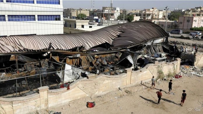 Irak: au moins 64 morts dans l'incendie de l'hôpital de Nassiriya