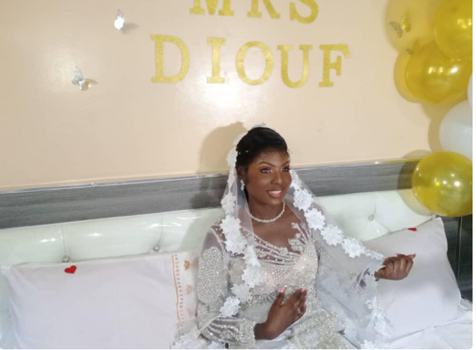 L'actrice et animatrice Diamy Guèye s'est mariée avec son patron, Médoune Diouf (PDG MPROD)