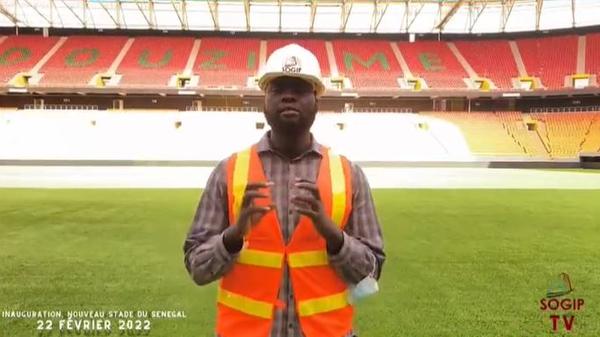 Stade du Sénégal: L’ingénieur chef des travaux explique les caractéristiques de la pelouse hybride