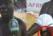 Réaction hilarante de Pawlish Mbaye devant Gaston Mbengue après sa victoire sur Ouzin Keita