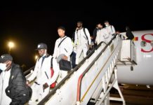 Barrages Mondial 2022 : arrivée des Lions du Sénégal au Caire (IMAGES)