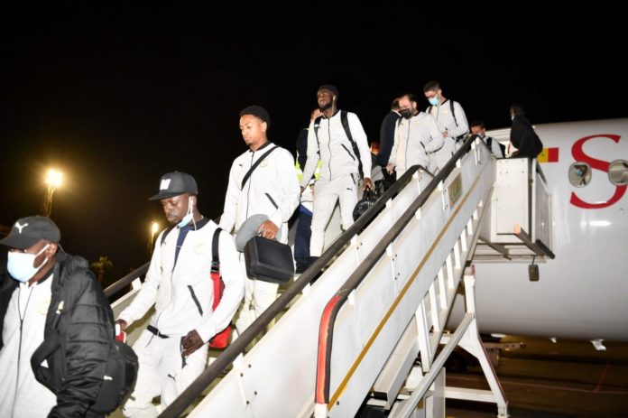 Barrages Mondial 2022 : arrivée des Lions du Sénégal au Caire (IMAGES)