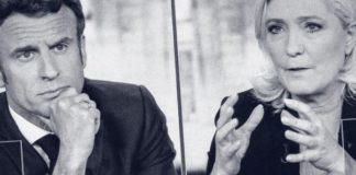 Sur l'interdiction du voile, Macron rappelle à Le Pen son mauvais exemple
