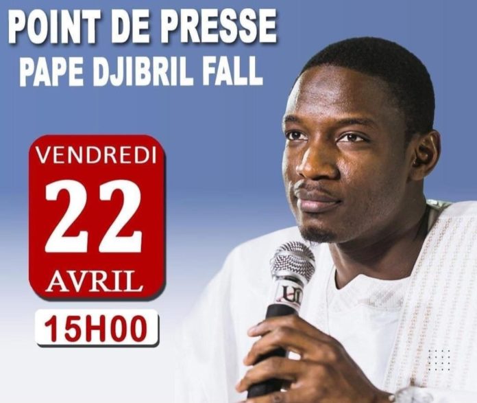 Candidat aux Législatives 2022 ? Pape Djibril Fall face à la presse ce vendredi