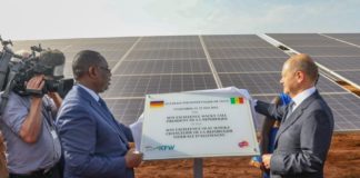 Energies renouvelables : Macky Sall et Olaf Scholz inaugurent la Centrale photovoltaïque de Diass