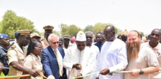Le ministre Oumar Guèye a inauguré le Projet pilote d'électrification rurale à Ndiob