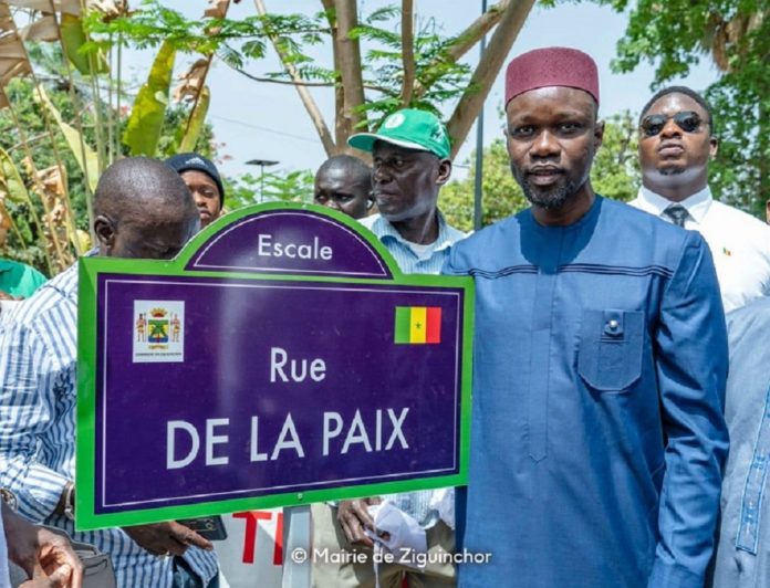 Ziguinchor : Le Maire Ousmane Sonko a rebaptisé des rues et avenues de la ville