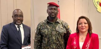 Guinée : Le Président du GIMA, El Hadji Malick Mbaye et sa délégation reçus par le Colonel Mamady Doumbouya