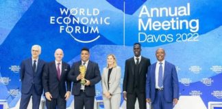 Les mots d'Edouard Mendy au Forum Economique Mondial de Davos