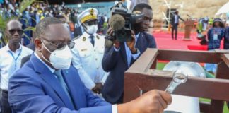 Macky a lancé l’usine de dessalement d'eau de mer de Ouakam