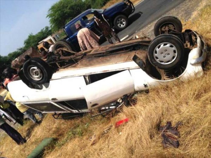 Linguère: un véhicule pick-up qui transportait 31 élèves se renverse et fait un mort