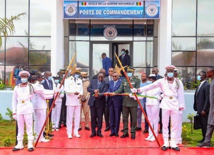 Inauguration de l' école de la marine nationale par MACKY SALL