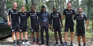 Dijon: Aliou Cissé a rendu visite à Omar Daf et son staff