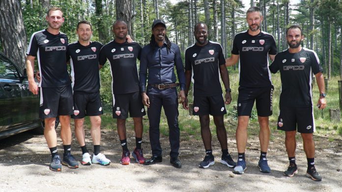 Dijon: Aliou Cissé a rendu visite à Omar Daf et son staff