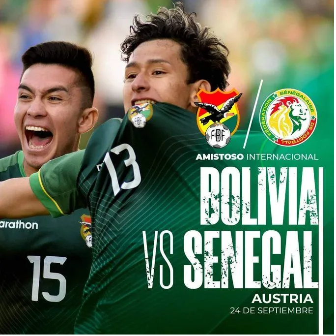 Date FIFA : La Bolivie annonce un match amical contre le Sénégal