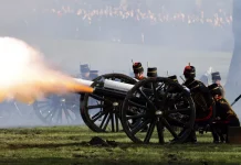 Les coups de canon tirés dans tout le Royaume-Uni