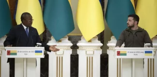 Guerre en Ukraine: à Kiev, le président Embalo appelle au rapprochement de «deux pays frères»
