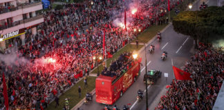 L’incroyable accueil réservé aux joueurs de l’équipe marocaine de football, Regardez