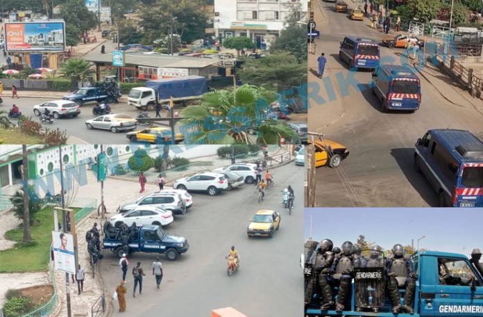 Rassemblement de la société civile : les rues de Dakar déjà occupées par les forces de l’ordre